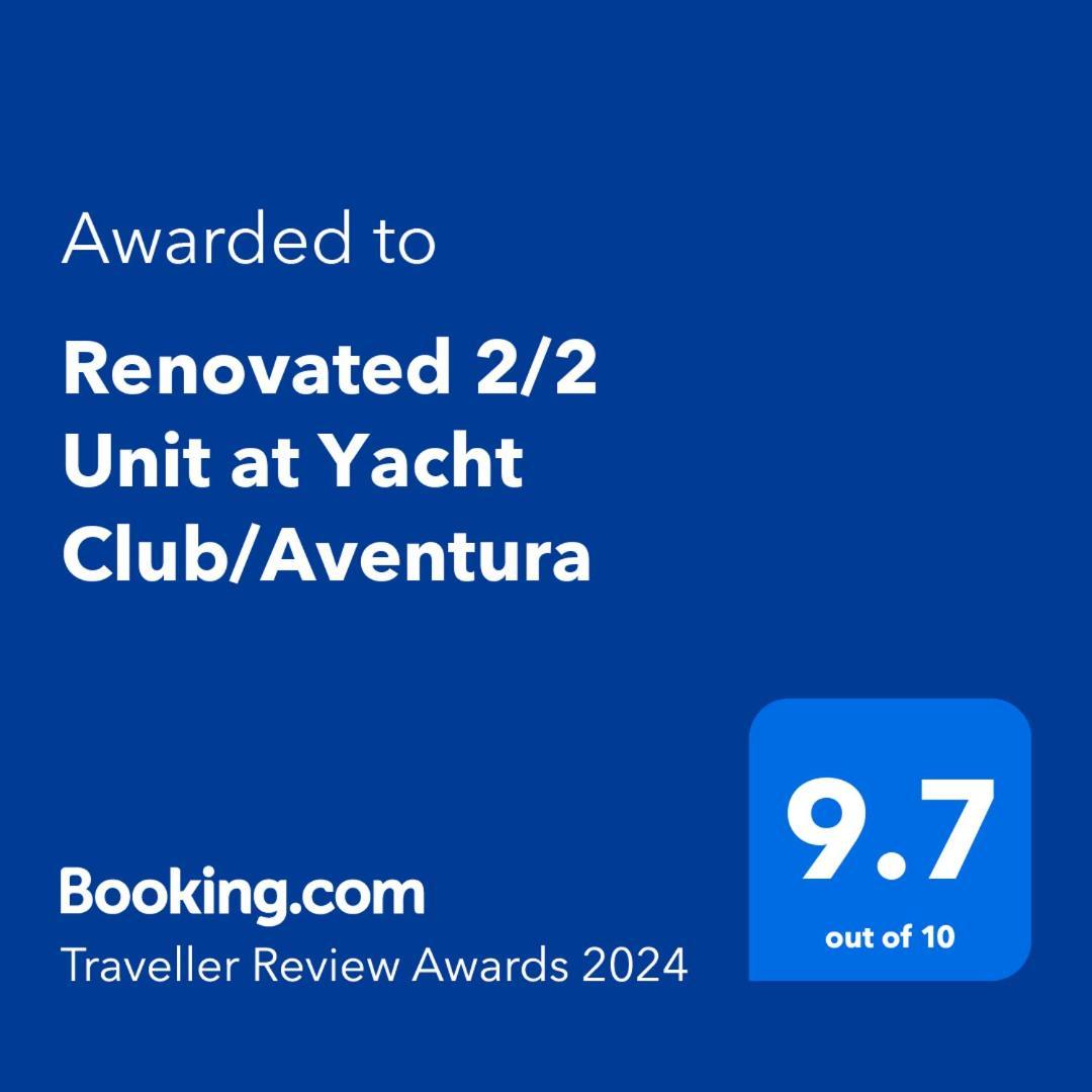 Renovated 2/2 Unit At Yacht Club/Aventura Apartment Luaran gambar